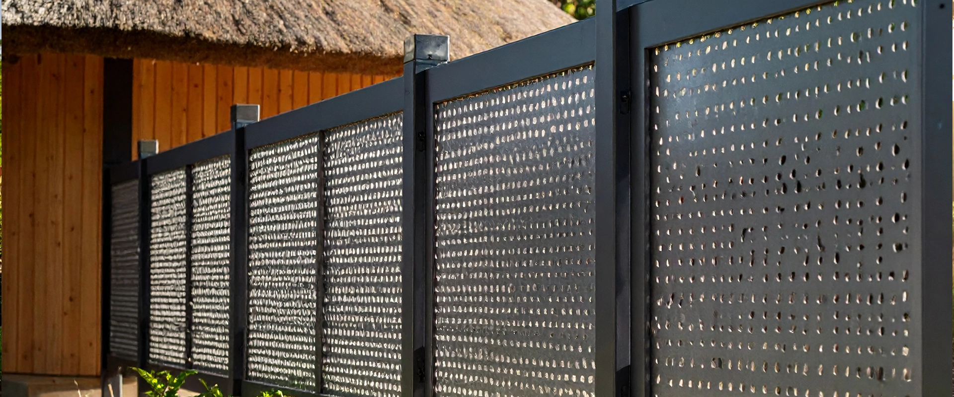 Windschutz und Sichtschutz